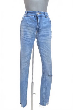 Dámske nohavice Fbsister, farba denim, veľkosť M