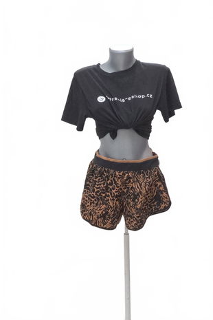 Dámske kraťasy Decathlon, farba zvieracie vzory, veľkosť S