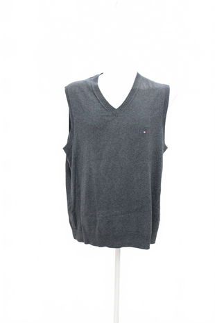 Pánská vesta Tommy Hilfiger, barva šedá, velikost XL