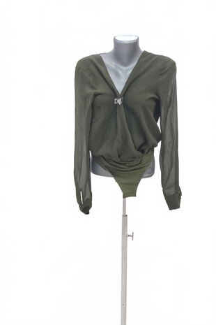 Dámské body Missguided, barva khaki, velikost M