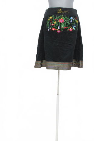 Dámska sukňa Desigual, farba kvetovaná, veľkosť S