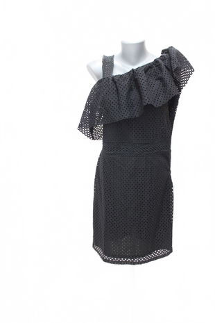 Dámské šaty Miss Selfridge, barva černá, velikost 38