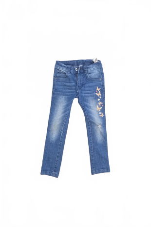 Dívčí kalhoty Dopo Dopo, barva denim, velikost 116