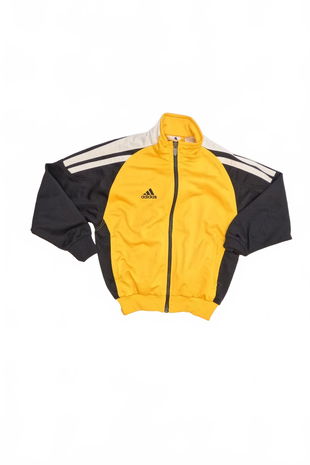 Dívčí mikina Adidas bez potisku, barva vícebarevná, velikost 7-8 r