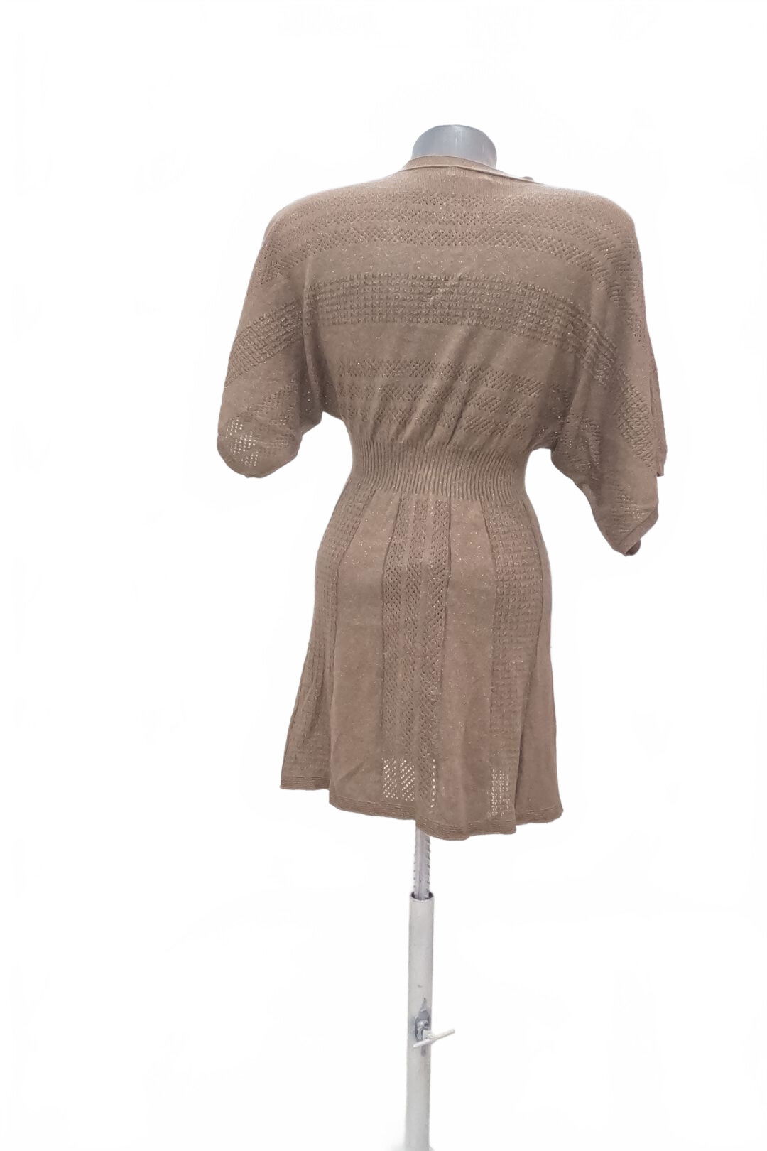 Dámské šaty Miss Selfridge, barva hnědá, velikost 36