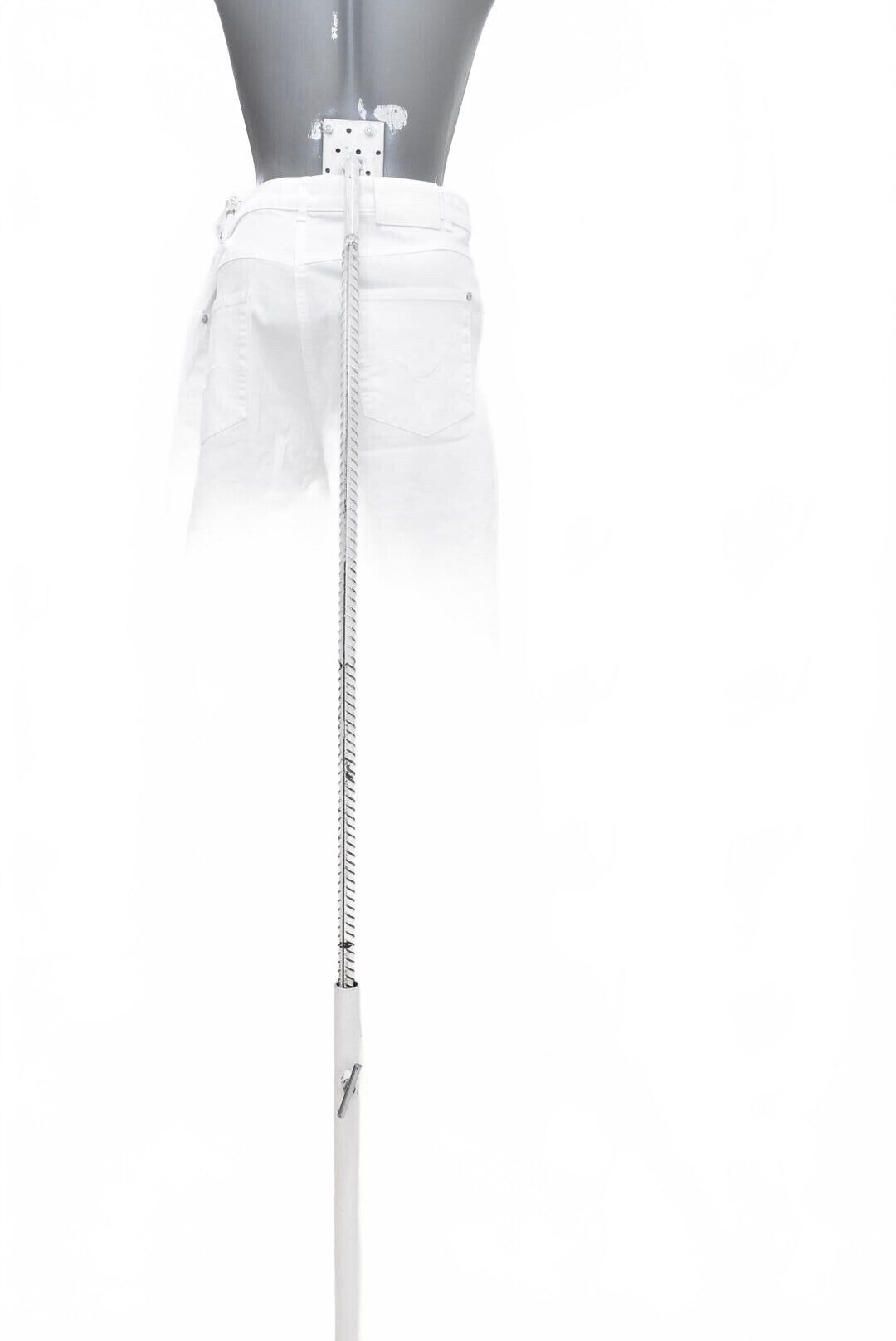 Dámské kalhoty Gerry Weber, barva bílá, velikost 40
