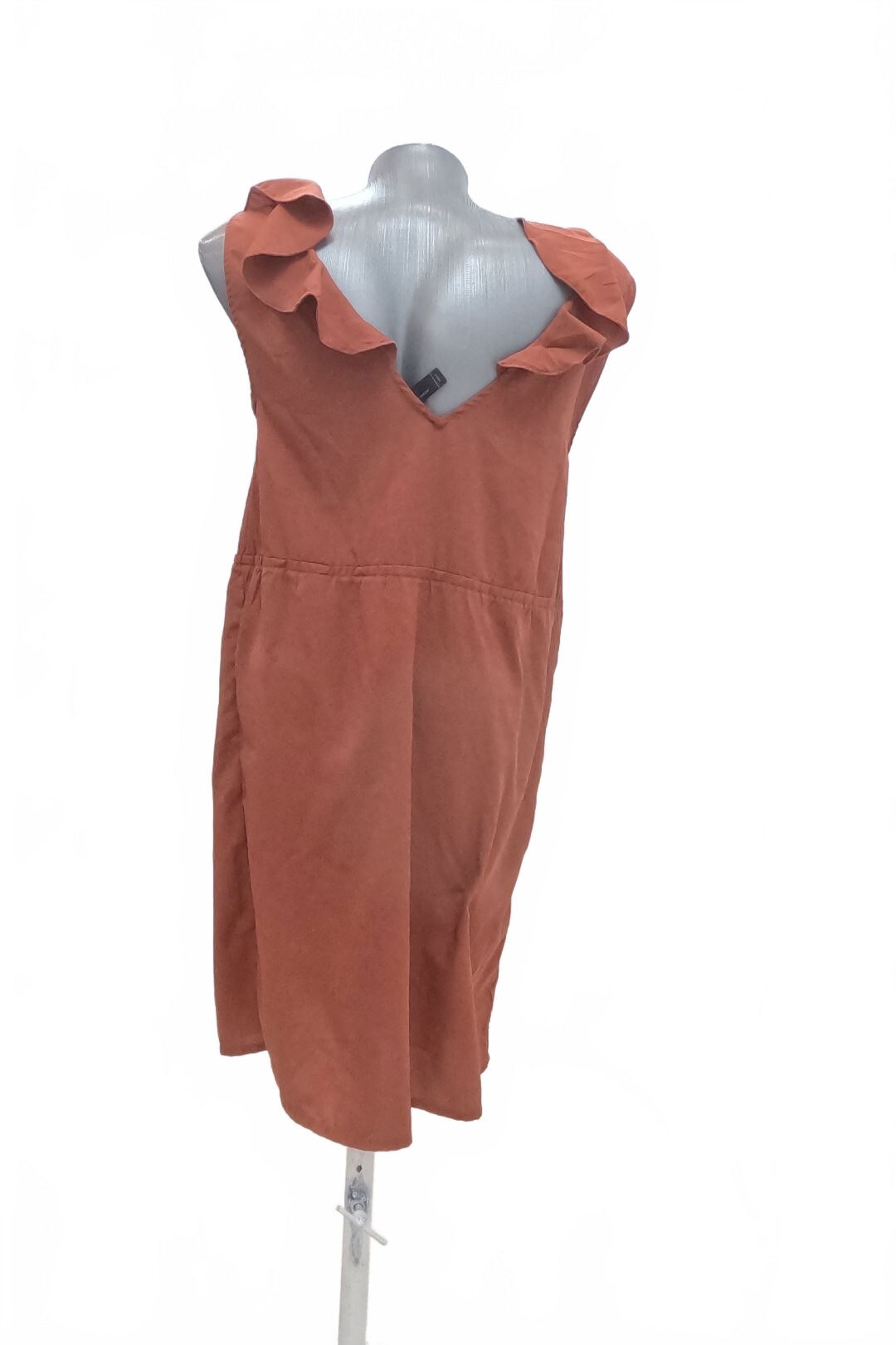 Dámské šaty Vero Moda, barva hnědá, velikost M