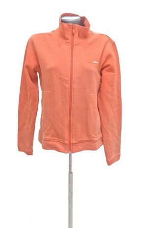 Dámská mikina Adidas bez potisku, barva oranžová, velikost 42