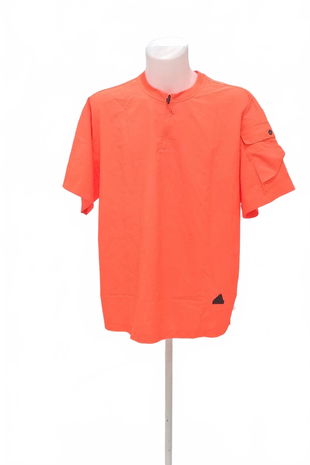 Pánské tričko Adidas bez potisku, barva růžová, velikost M
