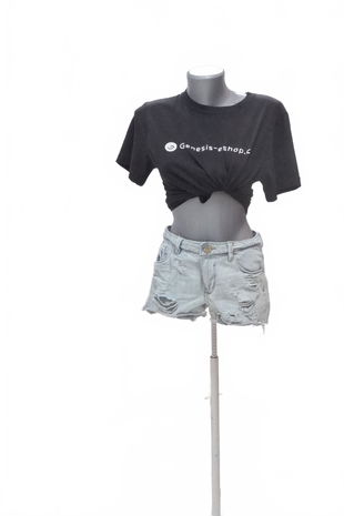 Dámské kraťasy Terranova, barva denim, velikost 38