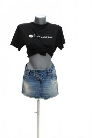 Dámská sukně Terranova, barva denim, velikost M