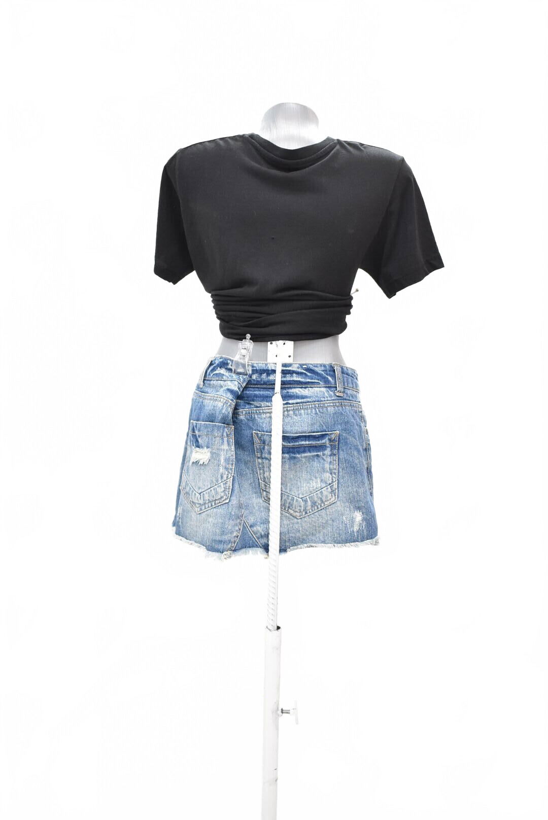 Dámská sukně Terranova, barva denim, velikost M