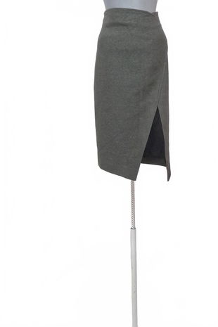 Dámská sukně Mango, barva khaki, velikost 40
