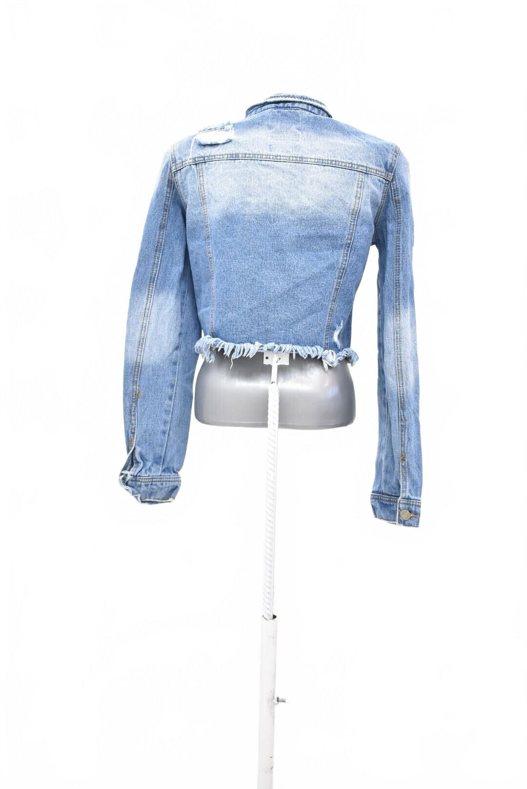 Dámská bunda Cropp, barva denim, velikost M