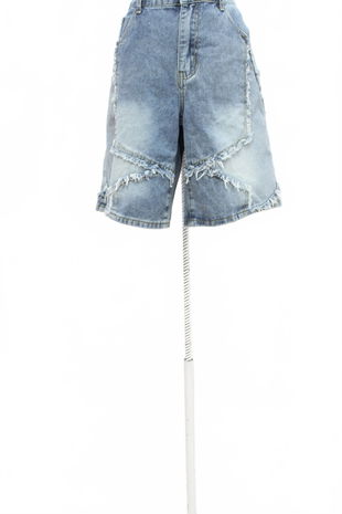 Pánské kraťasy Romwe, barva denim, velikost M