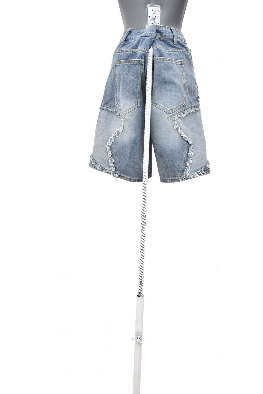 Pánské kraťasy Romwe, barva denim, velikost M