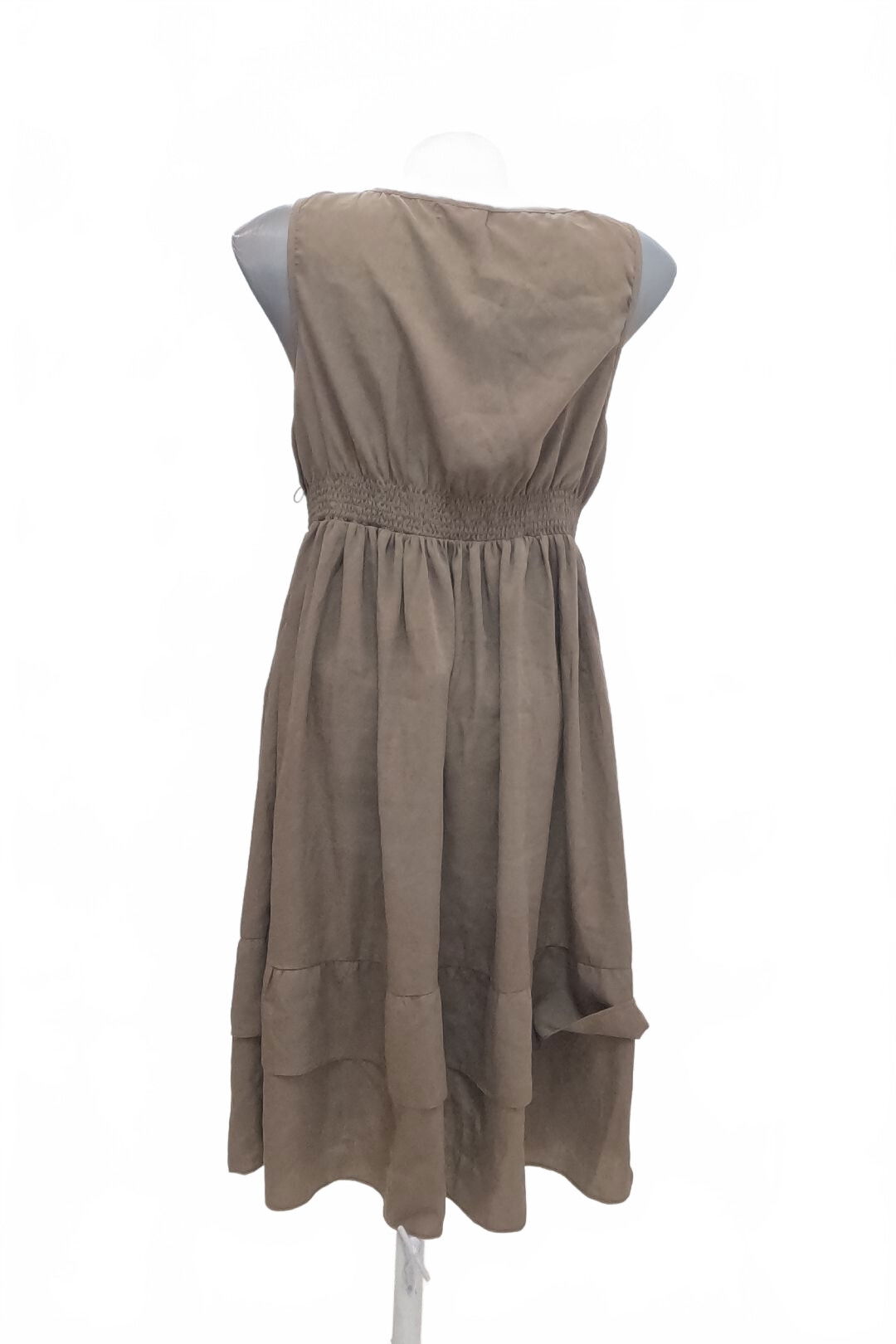 Dámské šaty Vero Moda, barva hnědá, velikost L