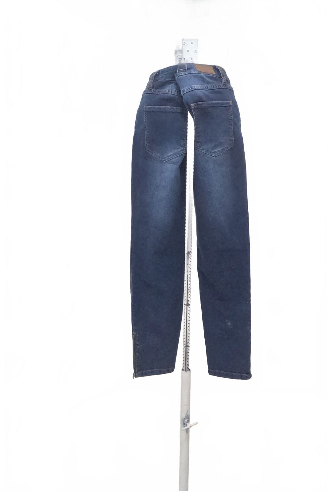 Dámské kalhoty John Baner, barva denim, velikost 40