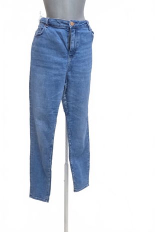 Dámské kalhoty Marks & Spencer, barva denim, velikost 3XL
