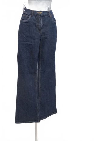 Dámské kalhoty John Baner, barva denim, velikost 40