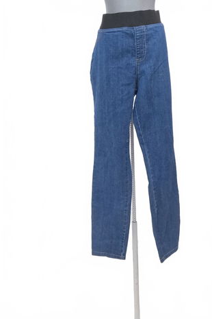 Dámské kalhoty John Baner, barva denim, velikost 48