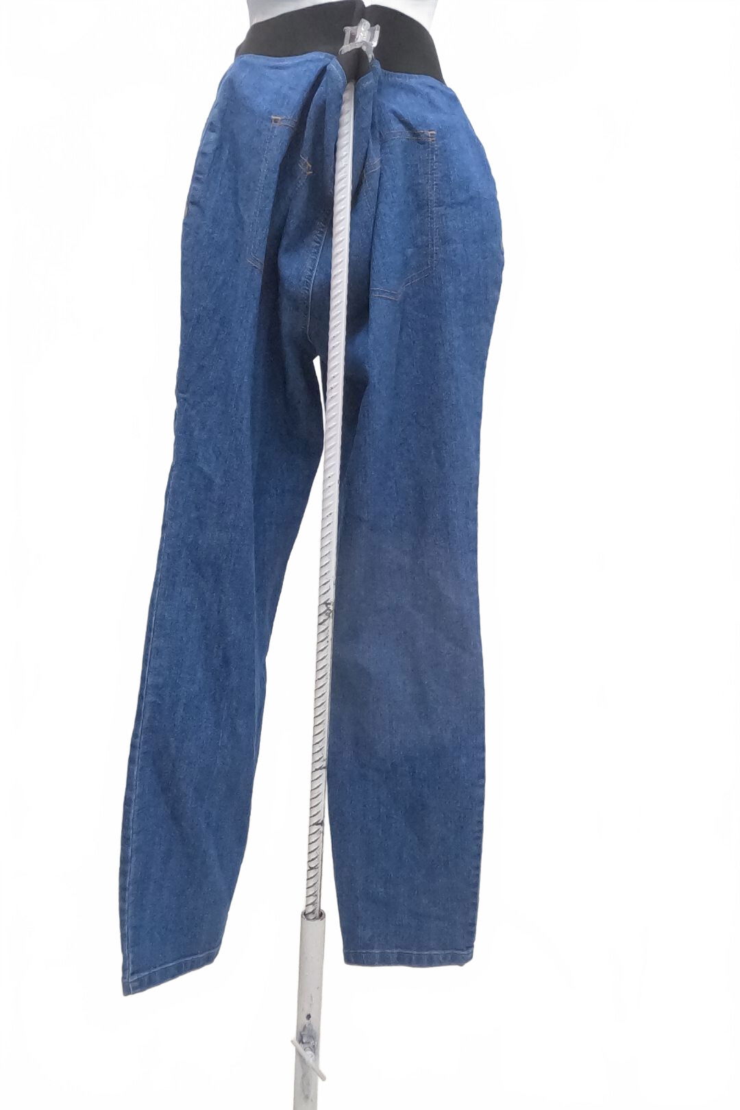 Dámské kalhoty John Baner, barva denim, velikost 48