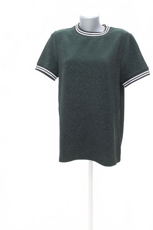 Dámské tričko Vero Moda bez potisku, barva zelená, velikost XL