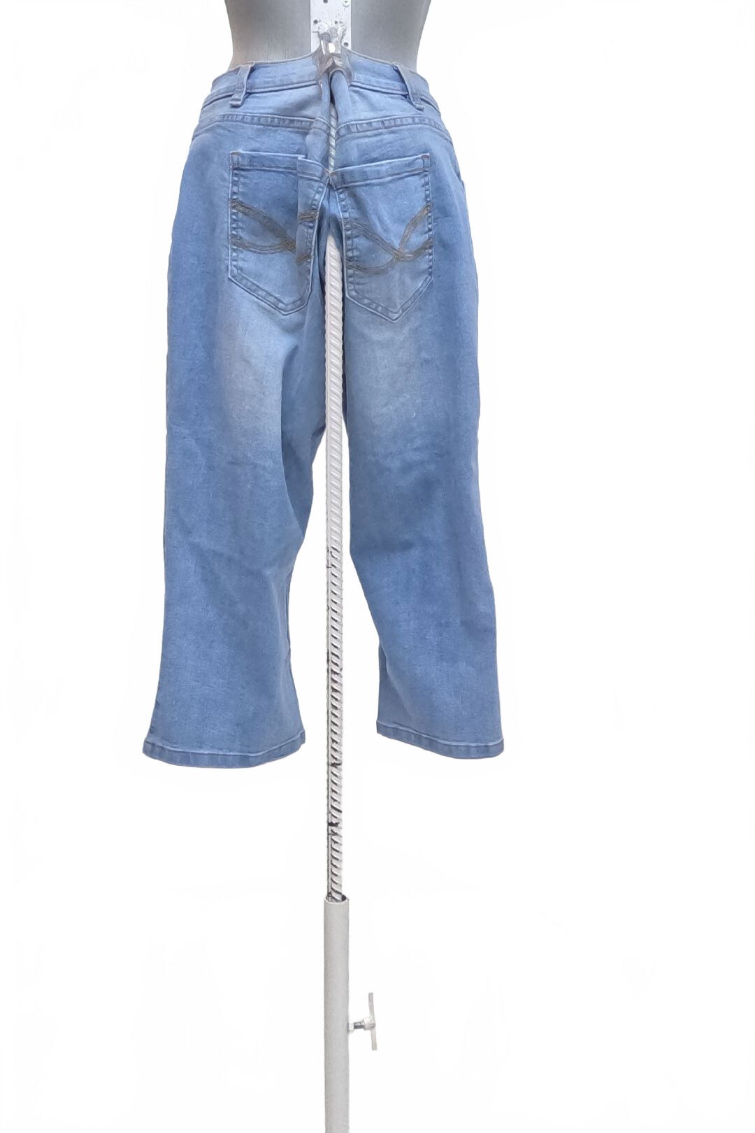 Dámské tříčtvrťáky John Baner, barva denim, velikost 46