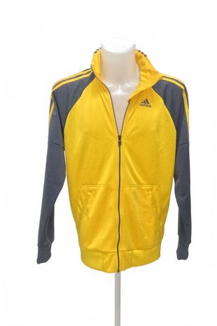 Pánská mikina Adidas bez potisku, barva vícebarevná, velikost L