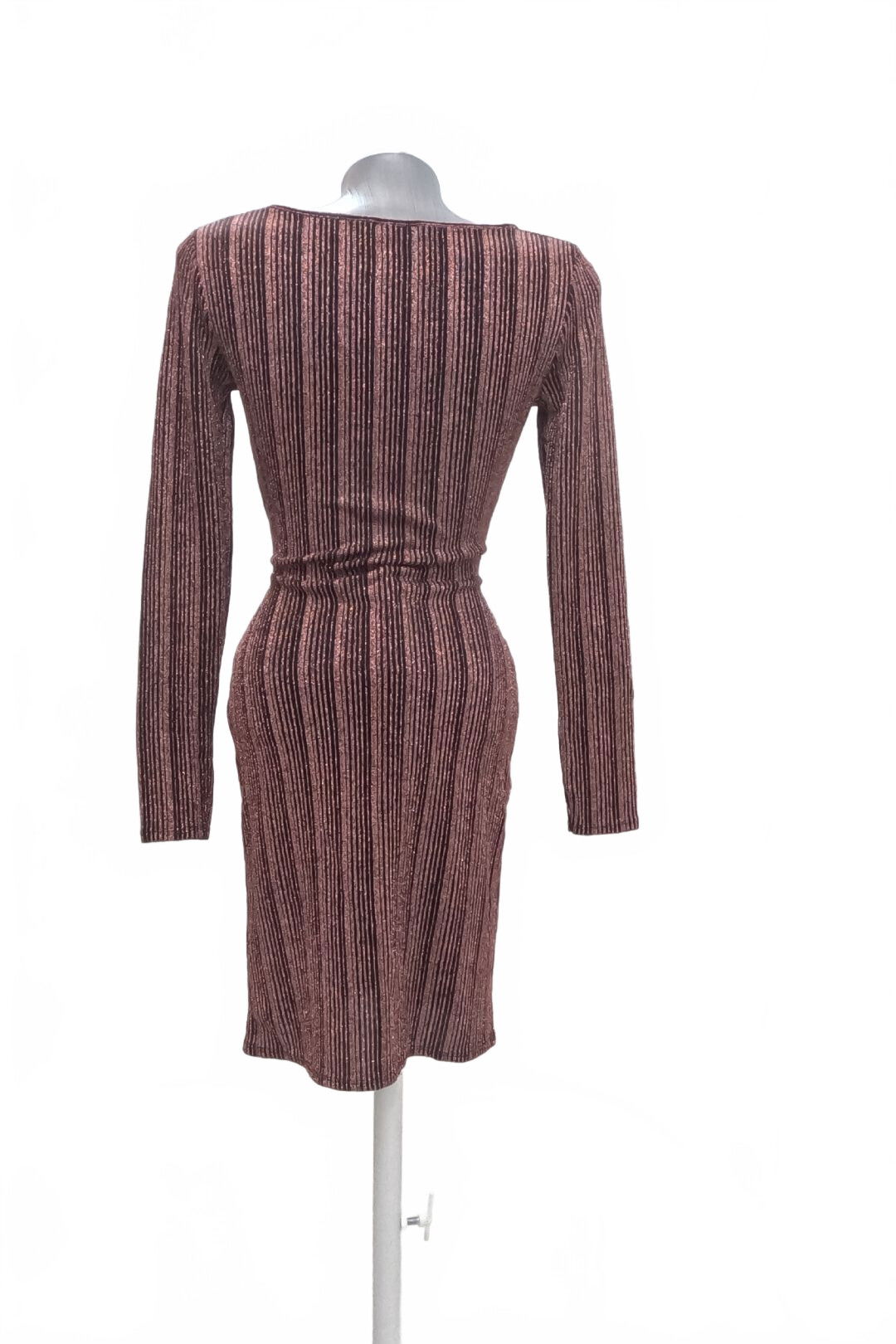 Dámské šaty Miss Selfridge, barva hnědá, velikost 38