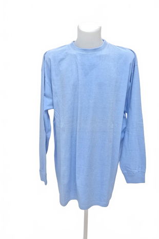 Pánská mikina Genesis bez potisku, barva modrá, velikost 3XL