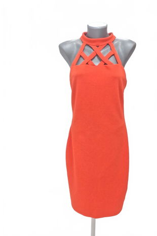Dámské šaty Miss Selfridge, barva červená, velikost 42