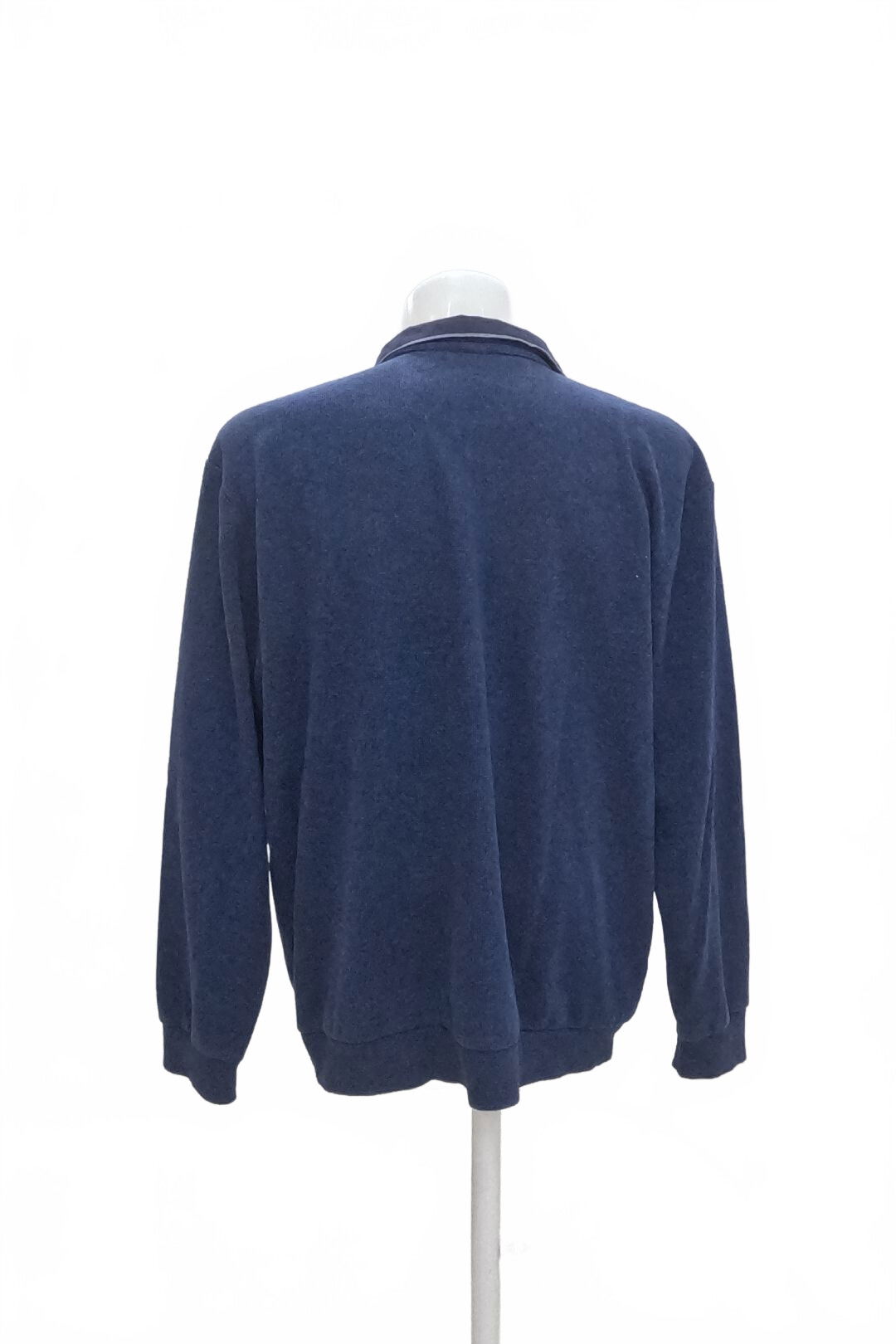 Pánská mikina Genesis bez potisku, barva modrá, velikost 3XL