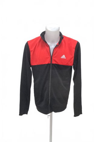 Pánská mikina Adidas bez potisku, barva vícebarevná, velikost M