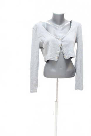 Dámská halenka Missguided, barva šedá, velikost 40