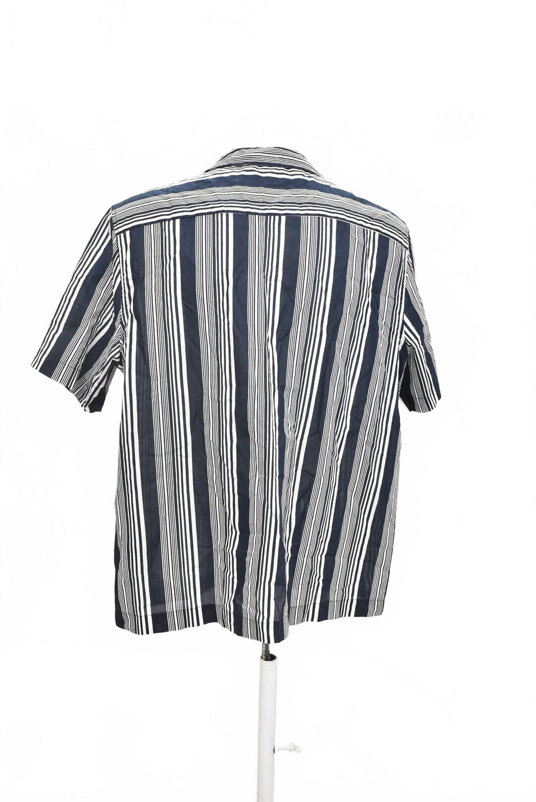Pánska košeľa s krátkym rukávom H&M, farba pruhovaná, veľkosť L