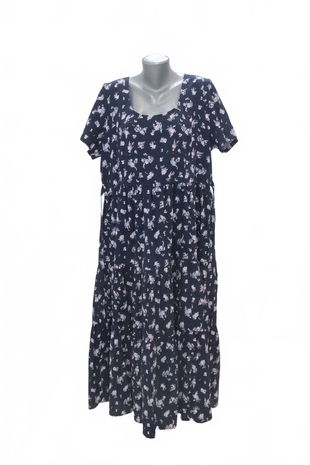 Dámske šaty Bpc Bonprix Collection, farba kvetovaná, veľkosť 50