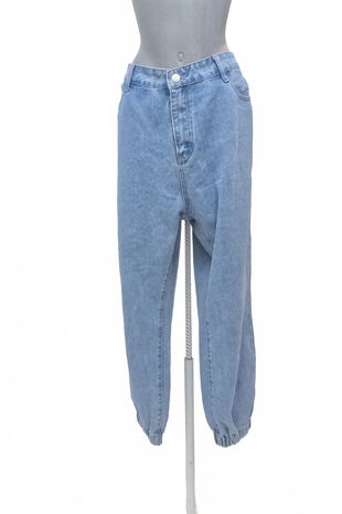 Dámske nohavice Shein, farba denim, veľkosť XL