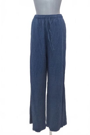 Dámske nohavice Stradivarius, farba modrá, veľkosť XL