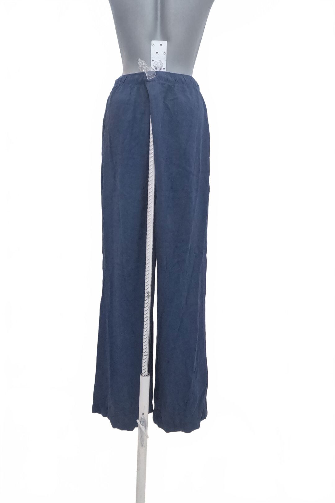 Dámske nohavice Stradivarius, farba modrá, veľkosť XL