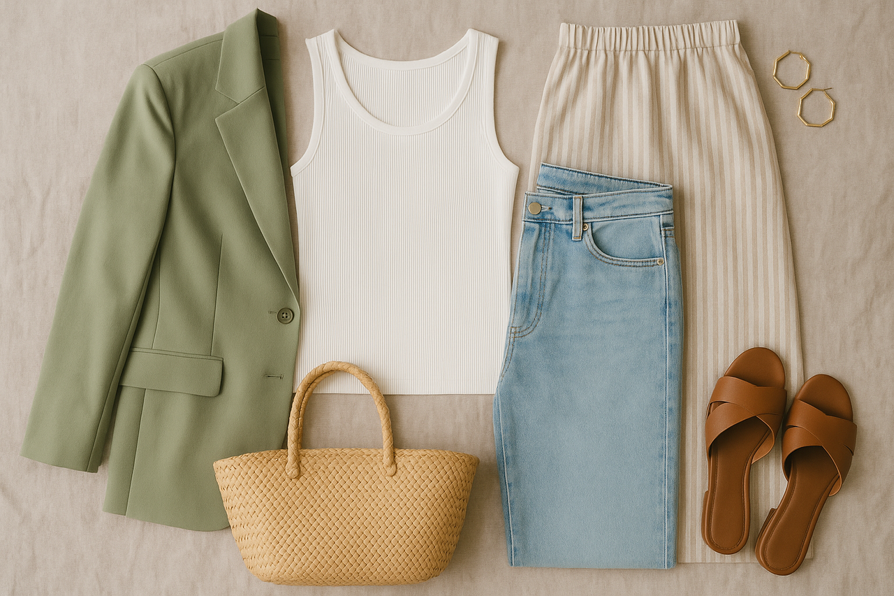 Letní kapsulový šatník: Tyhle kousky vás nikdy nezklamou a vynosíte je až do podzimu