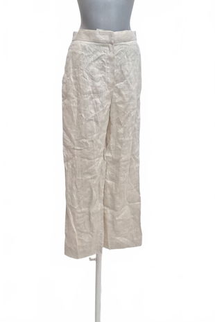 Dámske nohavice Massimo Dutti, farba béžová, veľkosť 40