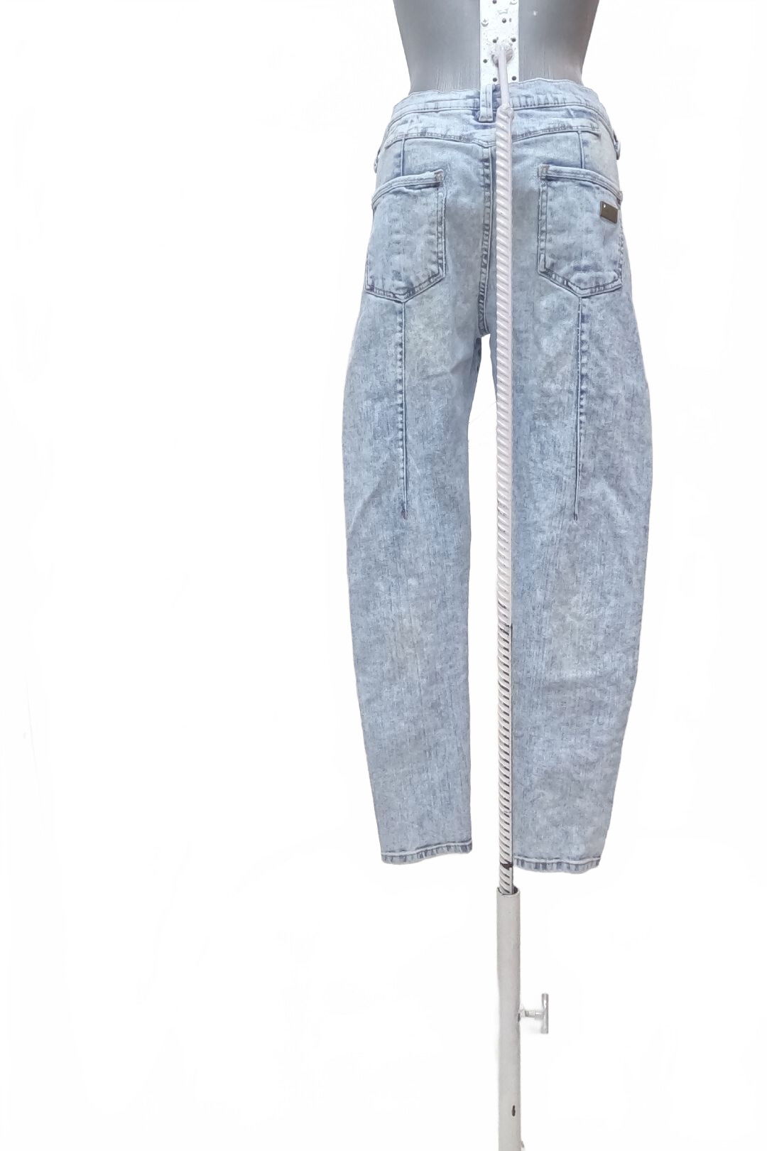 Dámske nohavice Sisley, farba denim, veľkosť S
