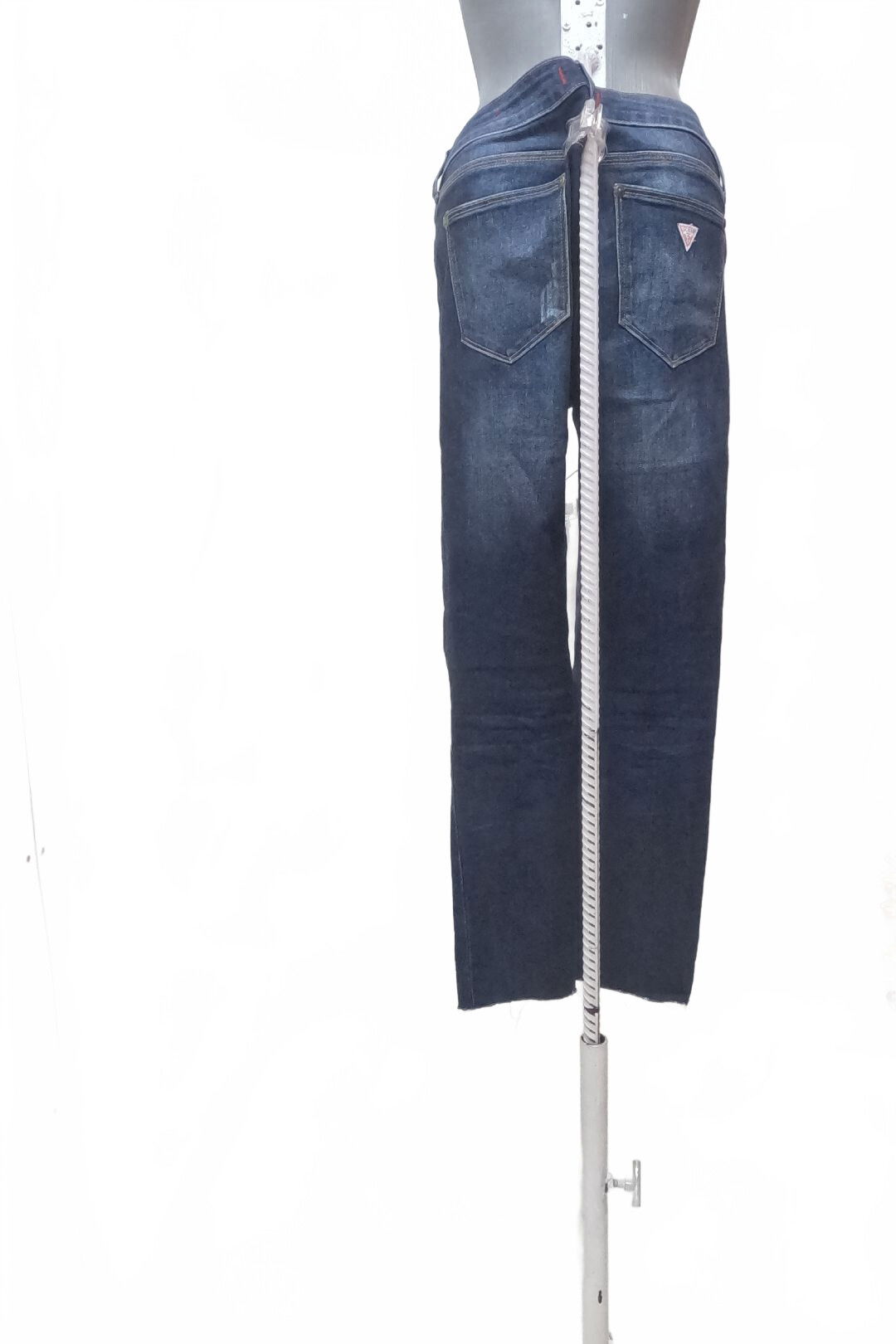 Dámske nohavice Guess, farba denim, veľkosť S