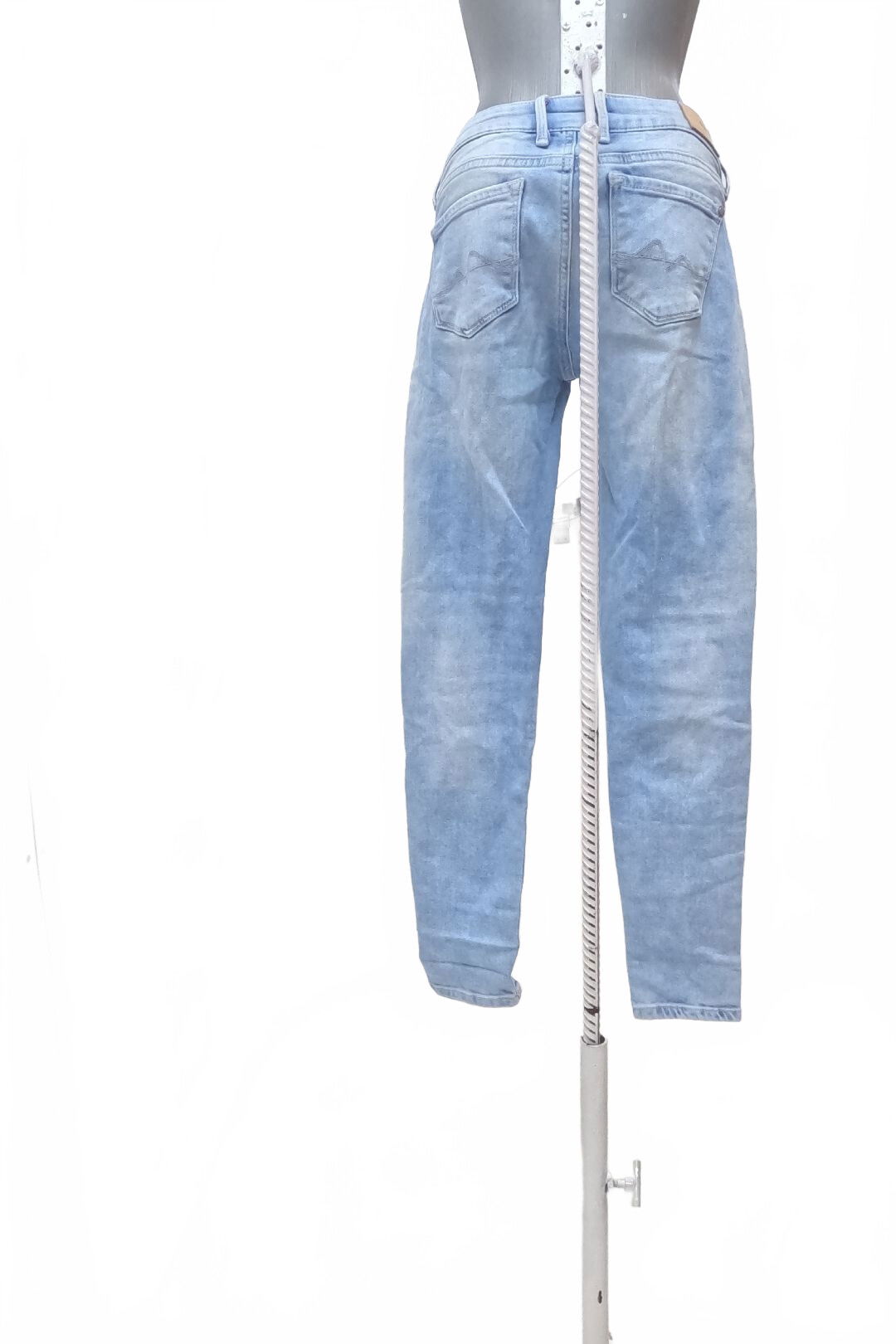 Dámske nohavice Pepe Jeans, farba denim, veľkosť XS