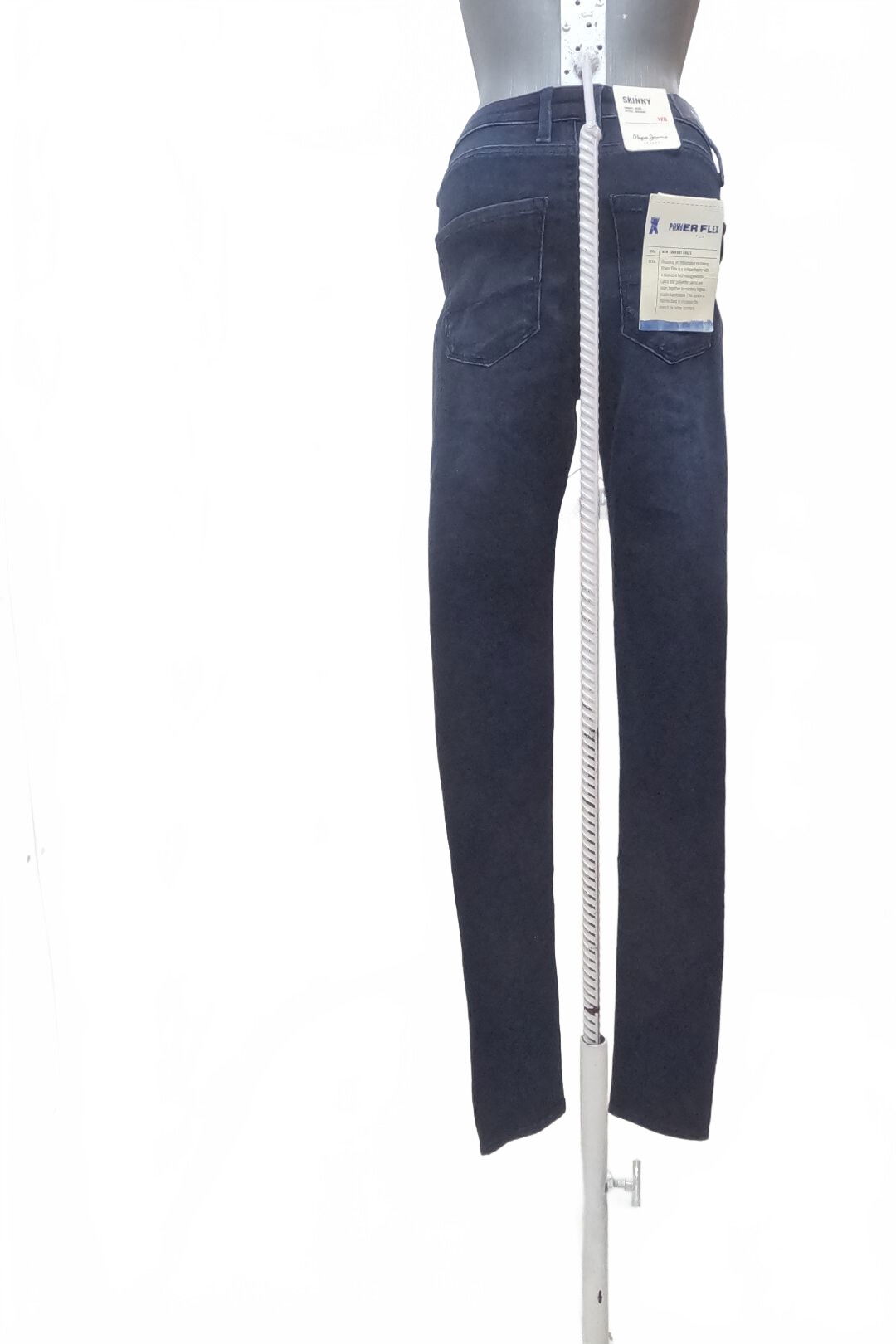 Dámske nohavice Pepe Jeans, farba denim, veľkosť 2XS