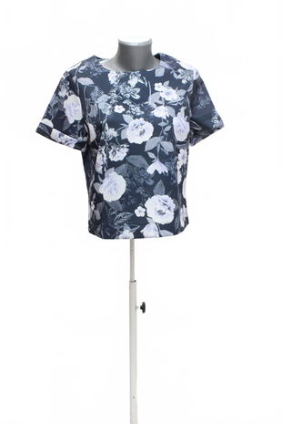 Dámske tričko Dorothy Perkins bez potlače, farba kvetovaná, veľkosť 40