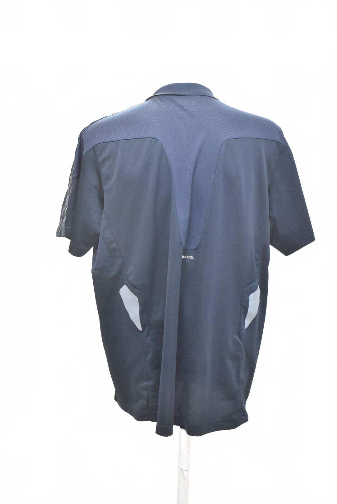 Pánské tričko Adidas s potiskem, barva modrá, velikost XL