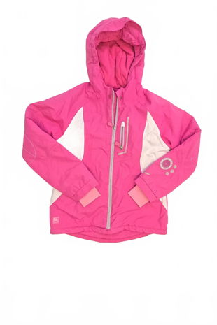 Dievčenská zimná bunda Genesis, farba ružová, veľkosť 152