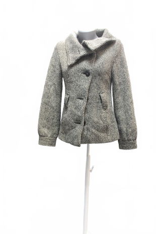 Dámsky kabát H&M, farba vzorovaná, veľkosť 34